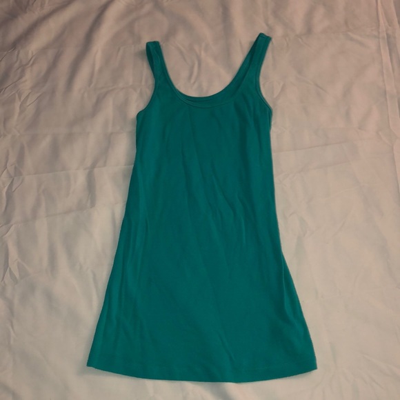 Old Navy turquoise TAMI tank top - Picture 3 of 5